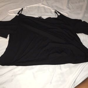 off the shoulder crop top